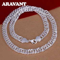 Aravant 925 Silver 6mm 10mm Necklaces Chain For Men Fashion Jewelry