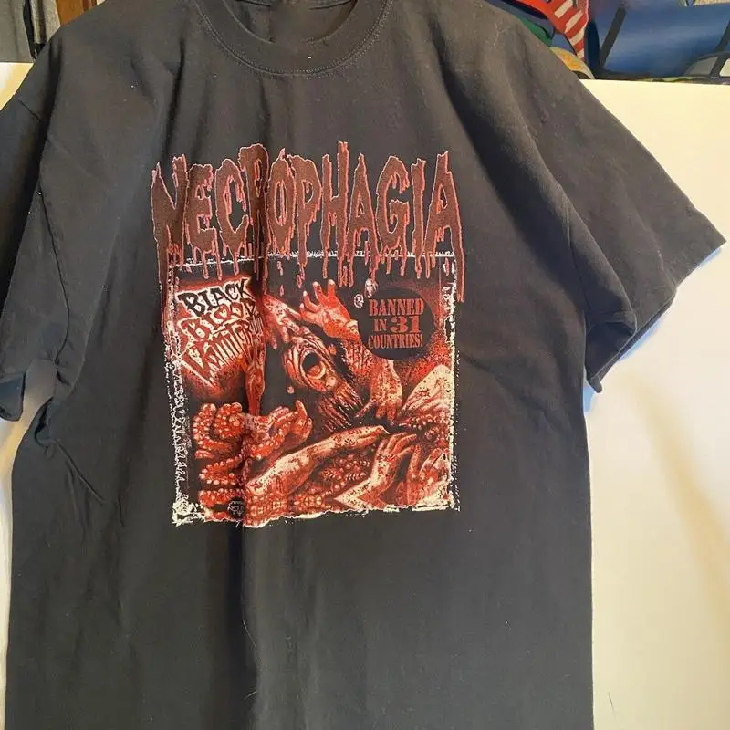 

Necrophagia Band Blood Vomitorium T Shirt Cotton Ub221