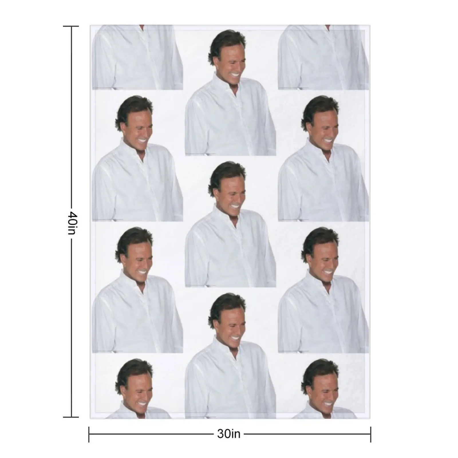 JULIO IGLESIAS T-SHIRT Throw Blanket funny gift Luxury Weighted Bed covers Blankets