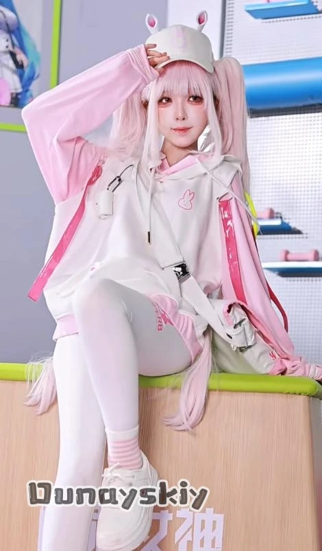kisekiya-@-alice-cosplay-jeu-d'anime-kawaii-lapin-rose-mignon-lapin-a-capuche-fourrure-double-halloween