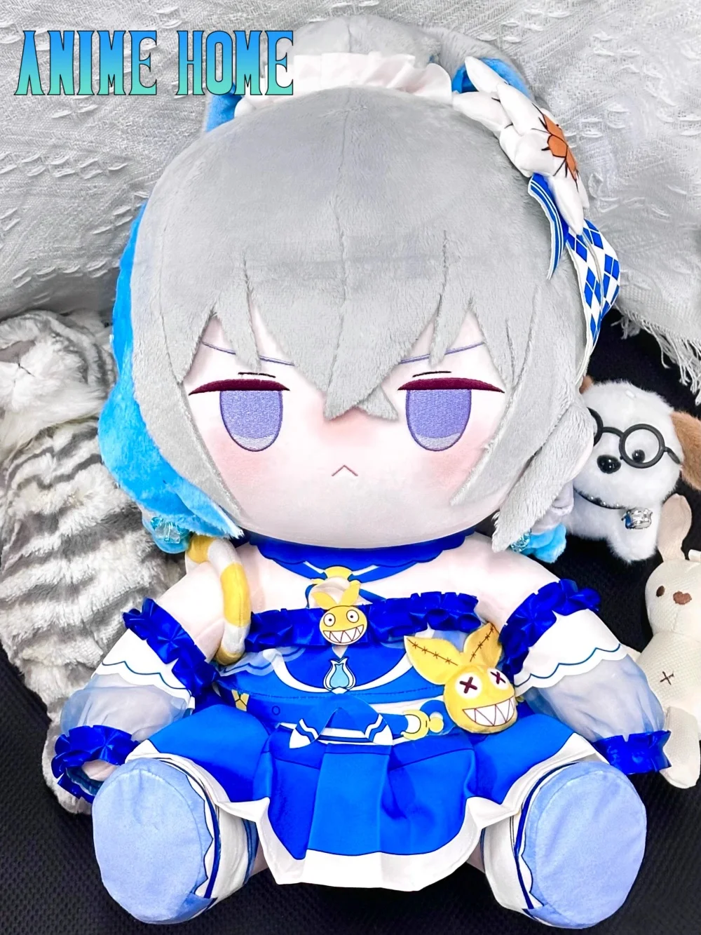 

Плюшевая кукла Honkai Impact 3rd Броня Зайчик 40 см, игрушка для сидения, одежда, костюм, игра, косплей