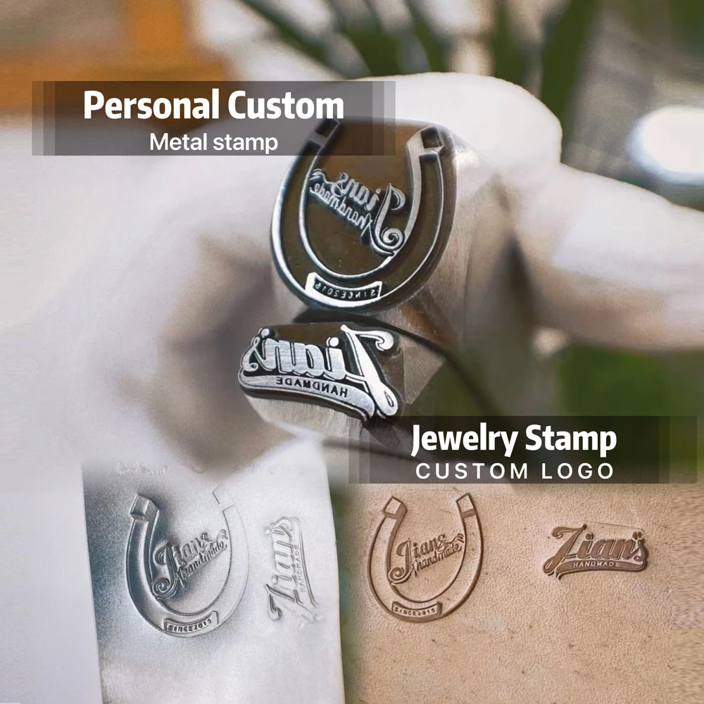 

Customized Metal stamp - Custom logo stamp - Jewelry punch stamp - Steel punches Personalized handheld metal stamps - Metal die