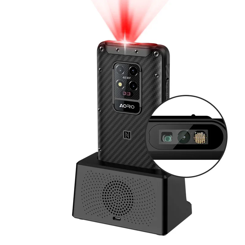 

2D Scanner Bar Code Aoro M7 Warehouse Management Phone Seat Charger Charging