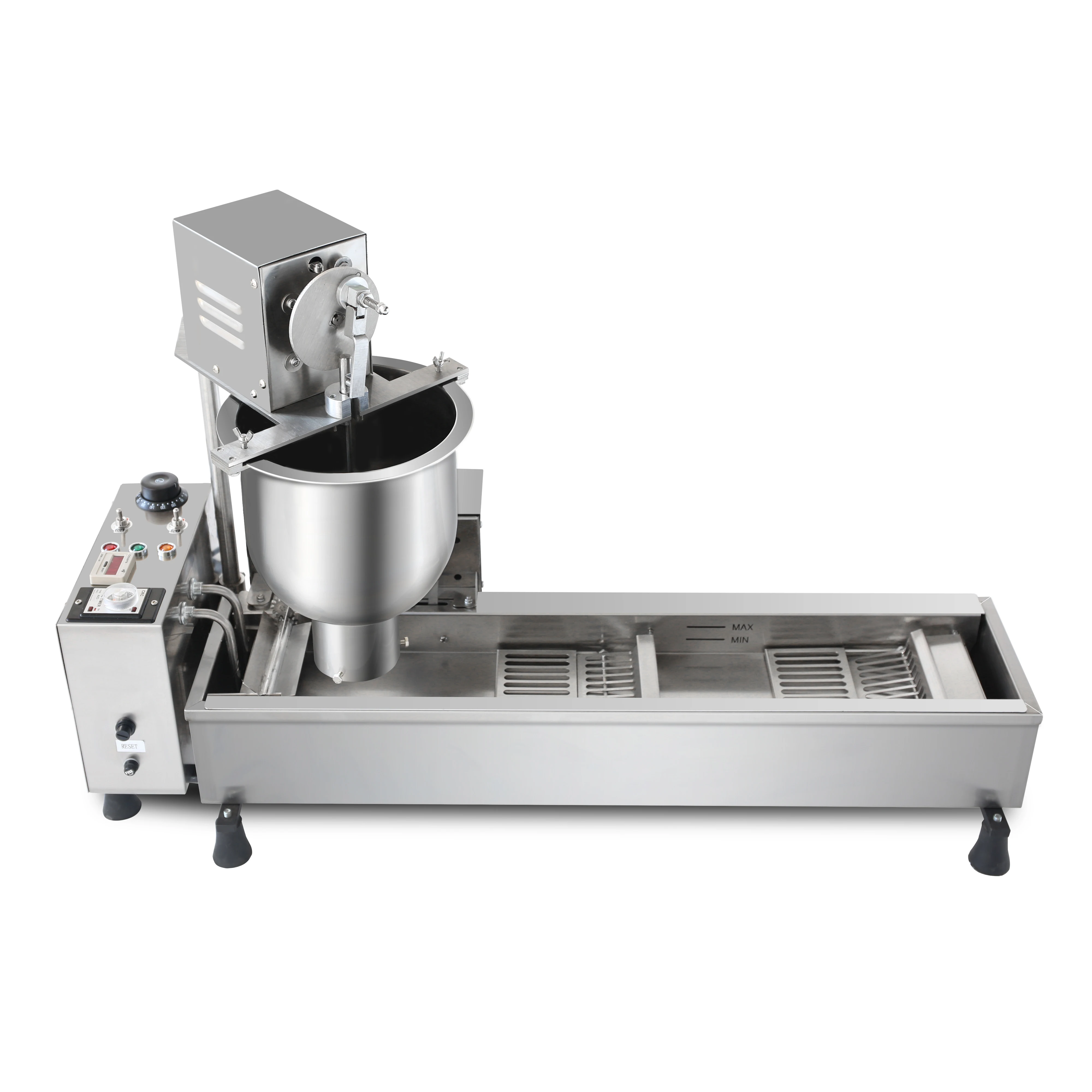 With 3 Different Molds Automatic Production Doughnut Maker Commercial Electric Donut Maker Stainless Steel Donut Making Machine