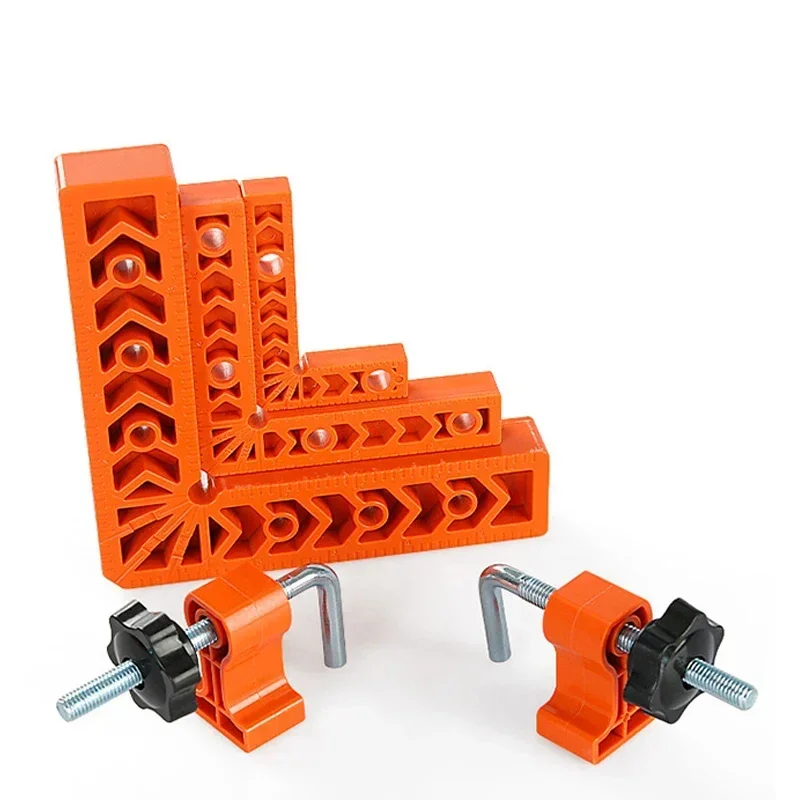 

5pcs 90 Degree Clamp Positioning L-type Right Angle Ruler Squares Woodworking Splicing Tools for Cabinets Boxes Woodworking Tool