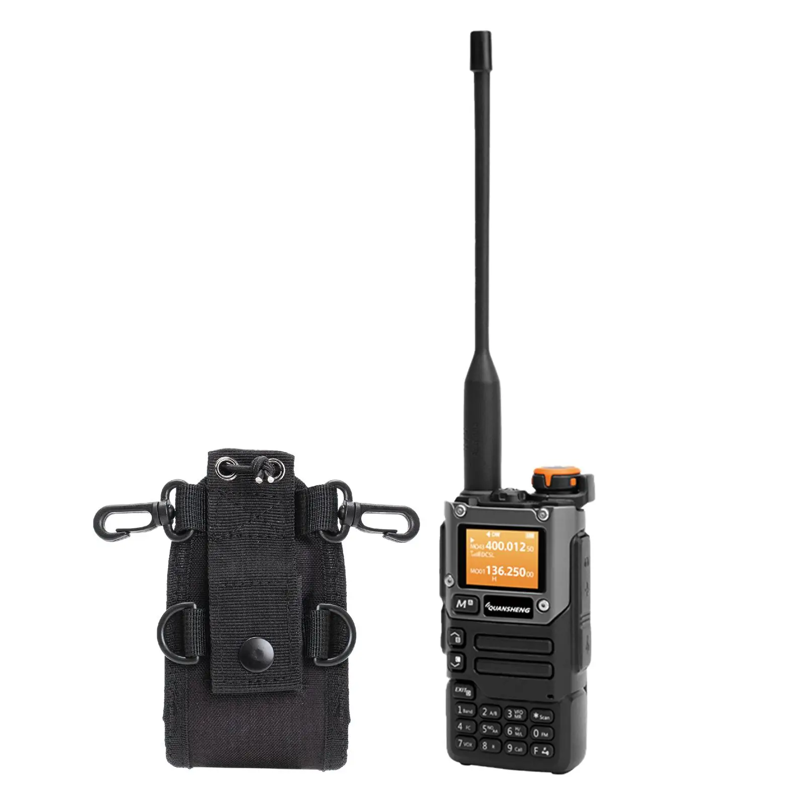 Walkie-talkie portátil em dois sentidos, em dois sentidos, dual-band, vhf, uhf