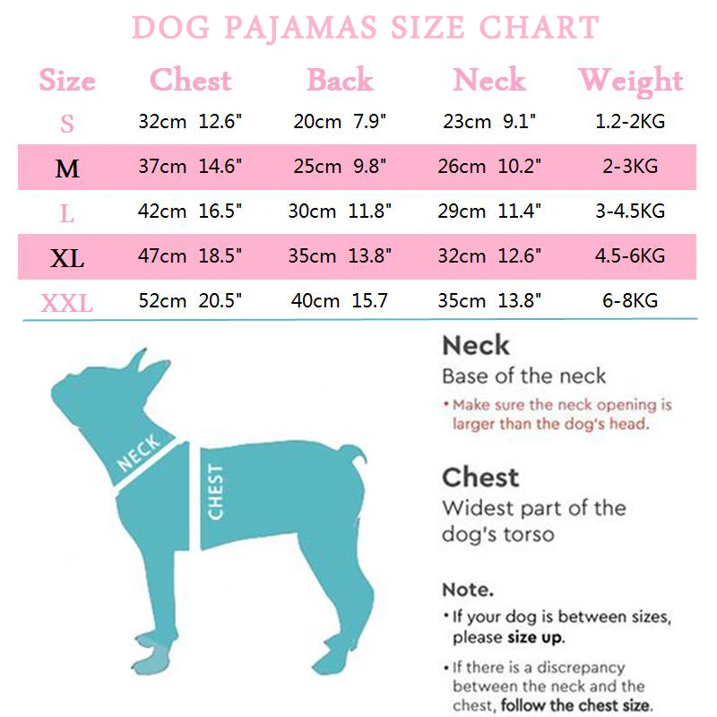 Winter Dog Clothes for Small Medium Dogs Boy Girl, Soft Flannel Puppy Pajamas Onesie Chihuahua Yorkie Warm Jumpsuit Pet Apparel