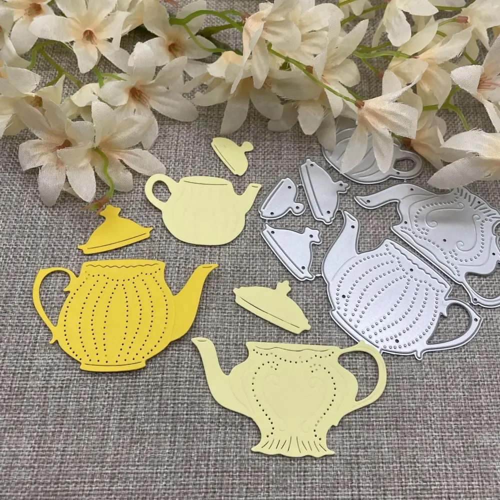 Tea kettle decoration Metal Cutting Dies Stencils For DIY Scrapbooking Decorative Handcraft Die Cutting Template Mold