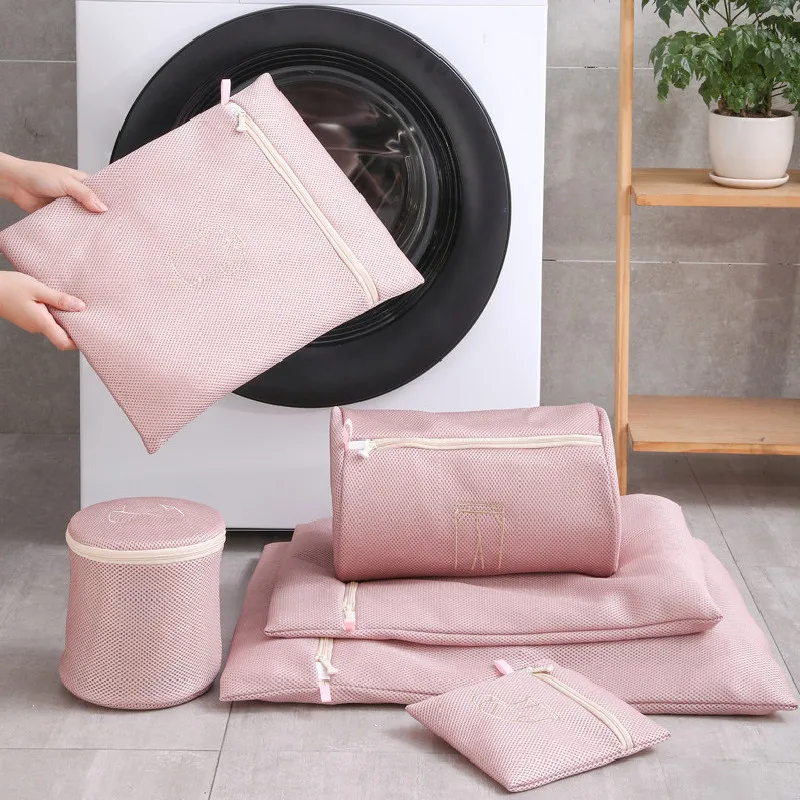 Washing Machine Laundry Bag Thick Net Dirty Clothes Wash Pouch Travel Clothing Storage Bags Bra Washing Basket Underwear Laundry