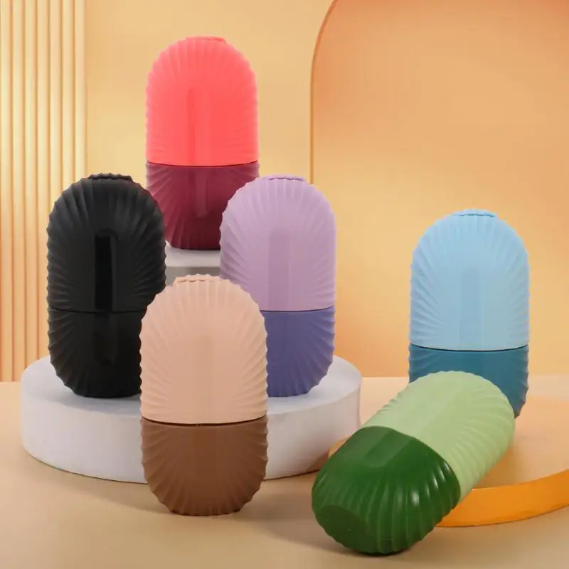 1Pc Shell Pattern Silicone Ice Mold, Reusable Facial Ice Roller Women Skin Care Beauty Tool