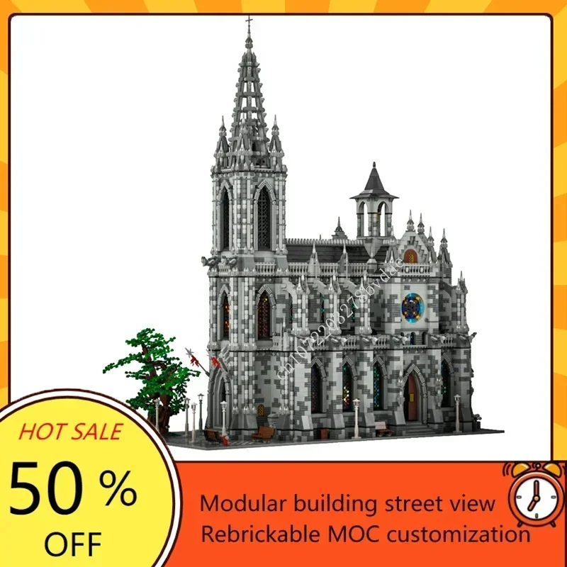 Autorizzato MOC-29962 22007 pezzi Kit modello di edificio di strada della chiesa europea Puzzle personalizzati Set MOC (progetto da Das_Felixle