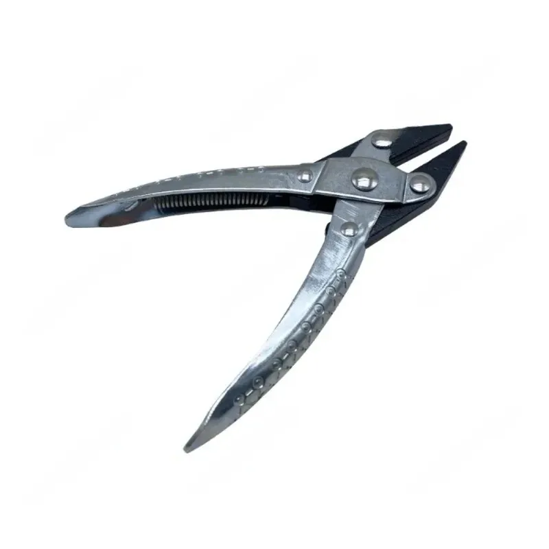 Parallel Pointed Nose Flat Mouth Spring Metalworking Clamping Hardware Jewelry Pliers