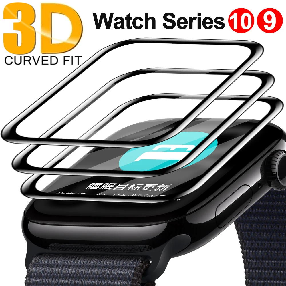 1/3/5/10PCS Screen Protectors for IWatch Series 10 42/46/49mm HD Clear High Definition Watch Films for Apple Watch Series 10 9