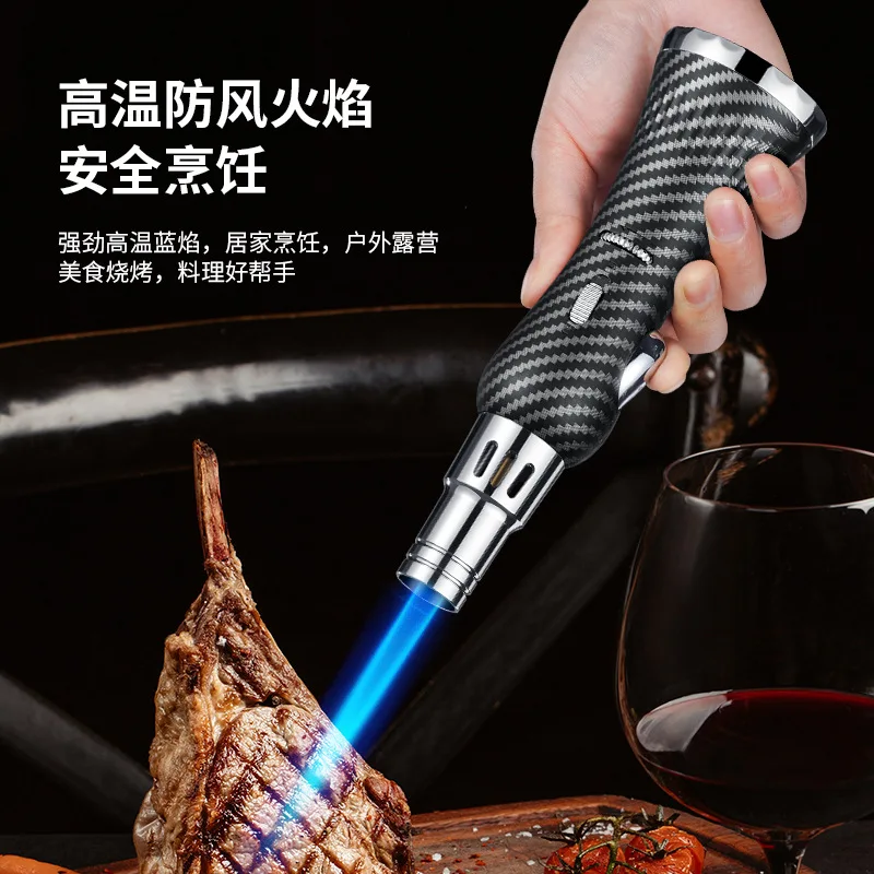 2026 New Creative Portable Large Flame High Temperature Flame Gun Lighter Windproof First Choice for Men’s Gifts