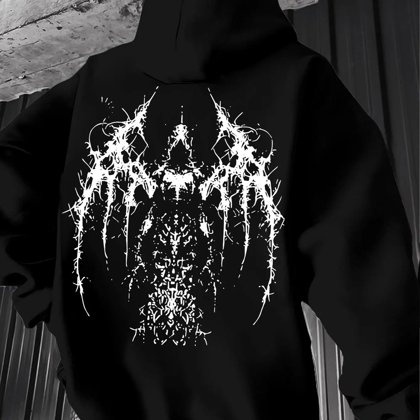 

Новейшая модная мужская толстовка с принтом в темном стиле, мужская толстовка с карманом-кенгуру