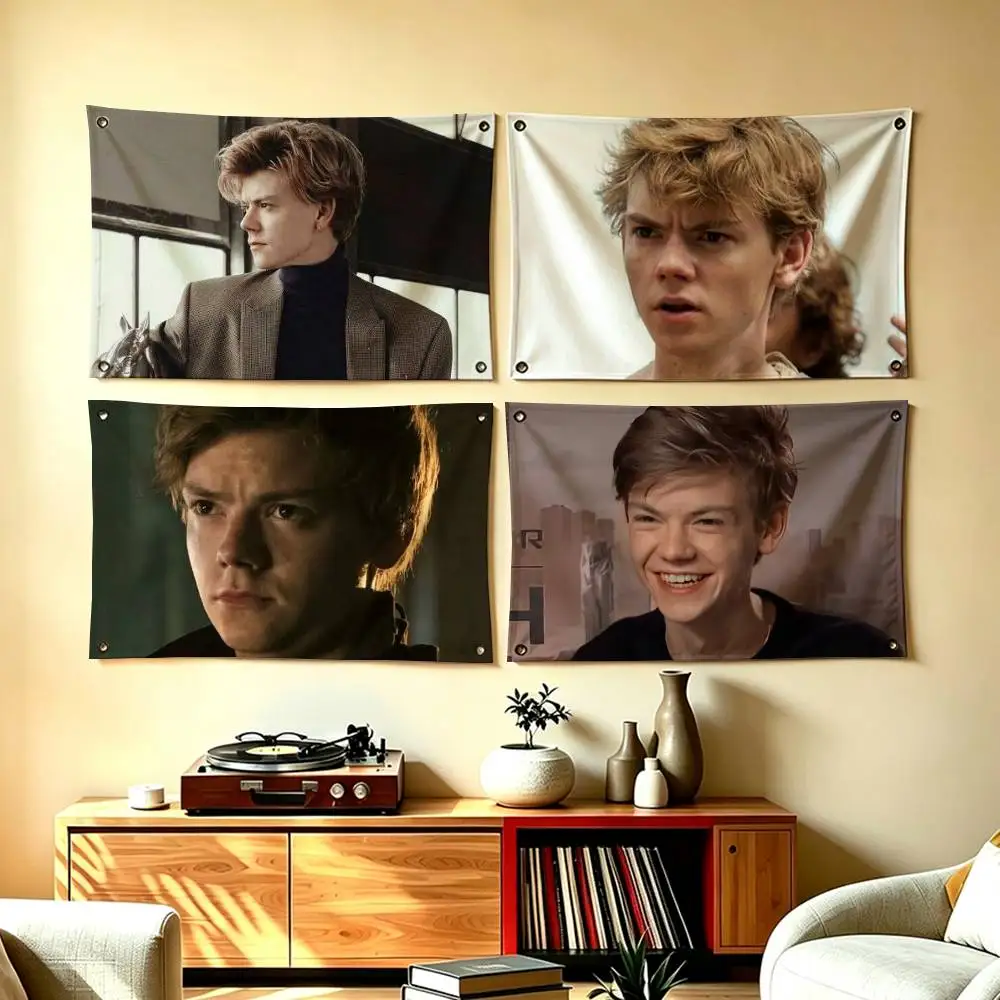 T-Thomas Brodie SangsterS Actor Flag Suitable For Party Club Outdoor Interior Wall Decoration Banner Fans Gift