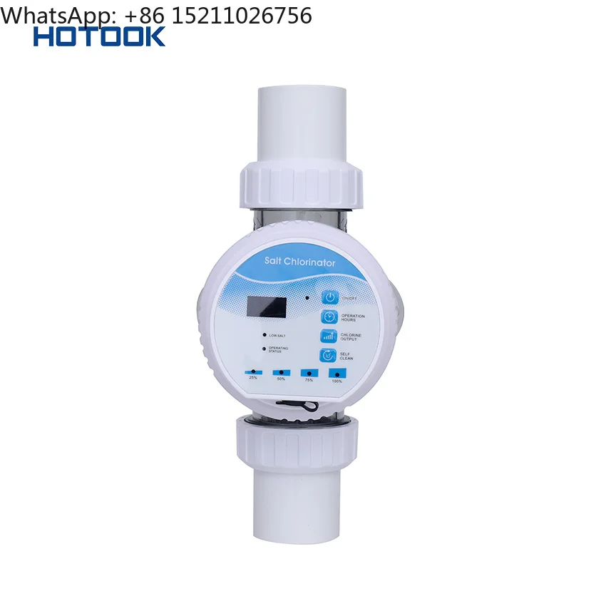 Factory Portable 2-10g/h ABS Smart Salt Chlorinator with WiFi APP Control for Swimming Pool Filter OEM/ODM Customizable