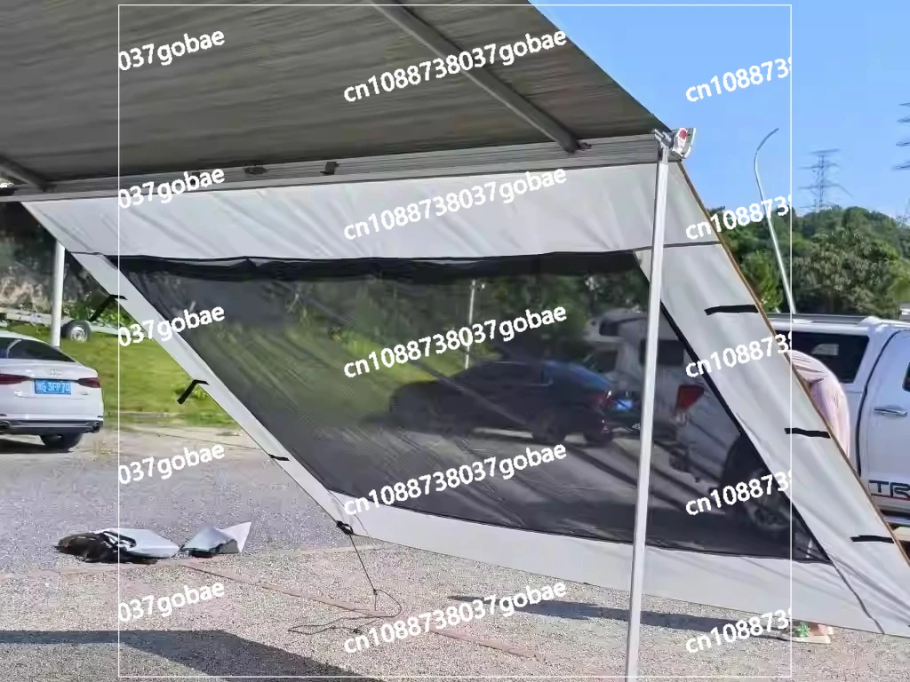 RV expansion side tent enclosing cloth camping side canopy sunshade rainproof dual-purpose awning RV