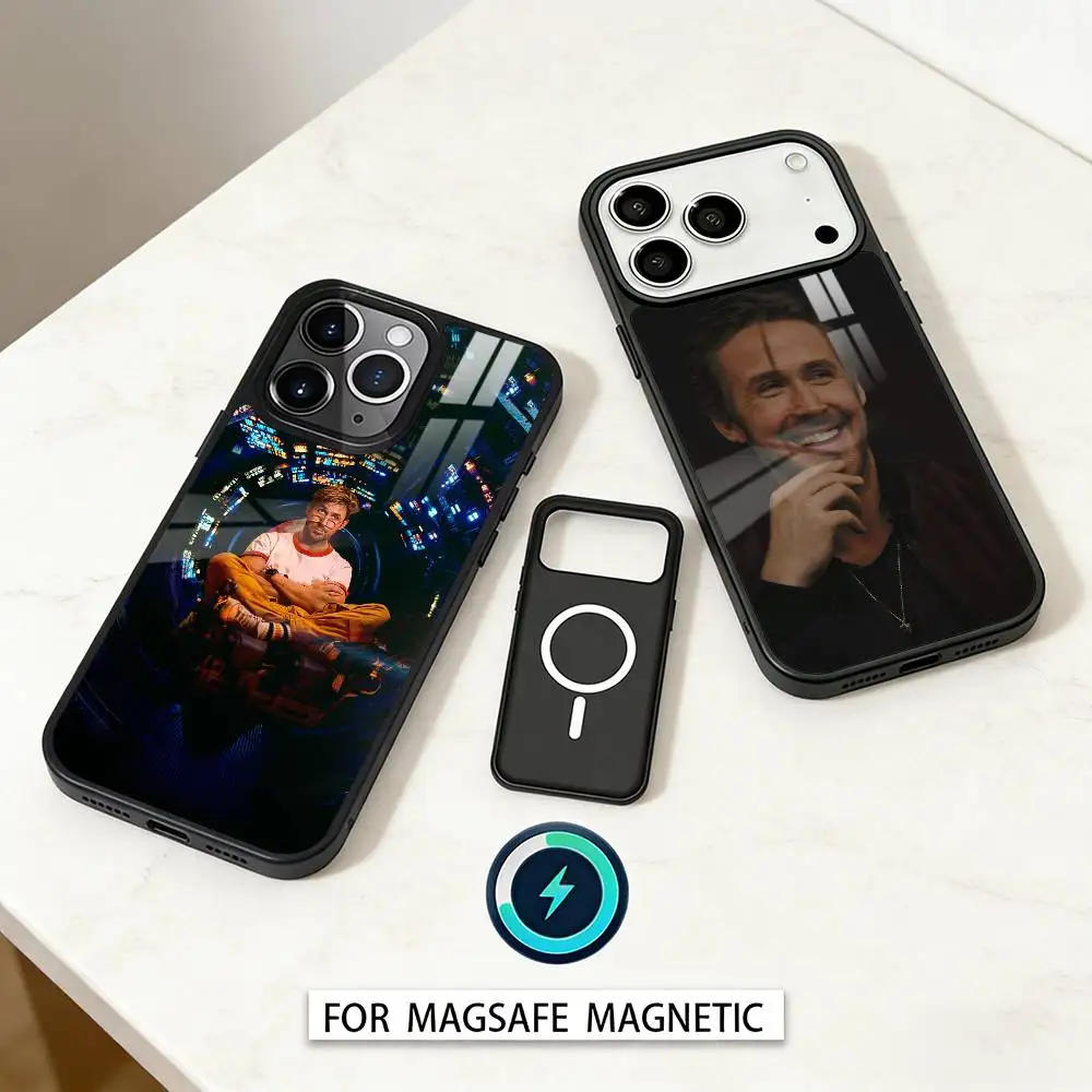

Funny Ryan Gosling Rapper Phone Case For iPhone 17,16,15,14,13,12,Pro,Max For Magsafe Magnetic Wireless Charging