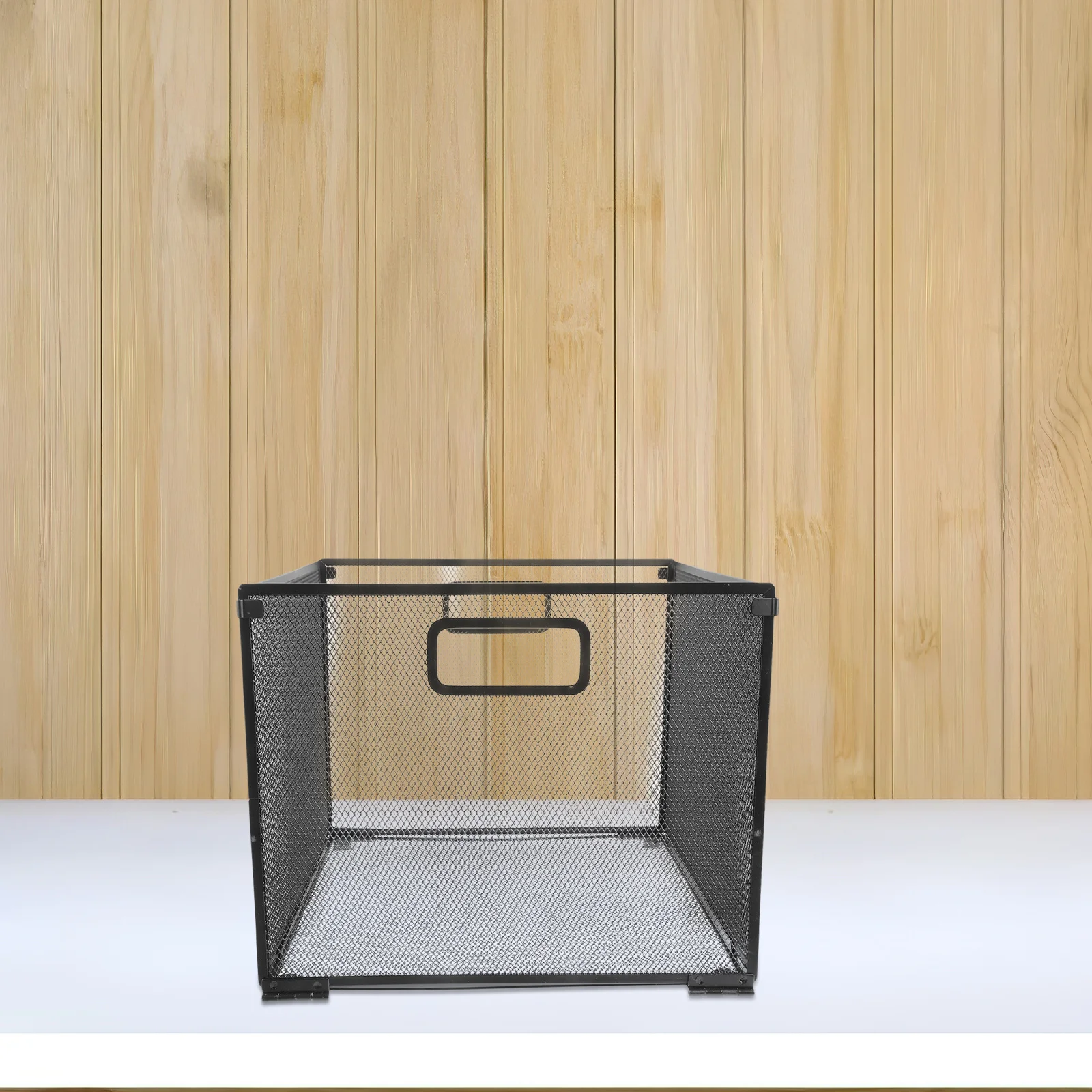 

File Box Storage Basket Iron Mesh Organizer Desktop Document Rack For Office Magazine Holder Paper Filing Tray Desk