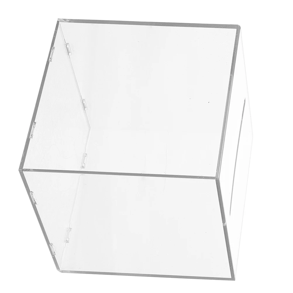 

Clear Acrylic Piggy Bank 18x18CM Large Capacity Money Box for Adults Kids Bedroom Living Room Study Office Gift