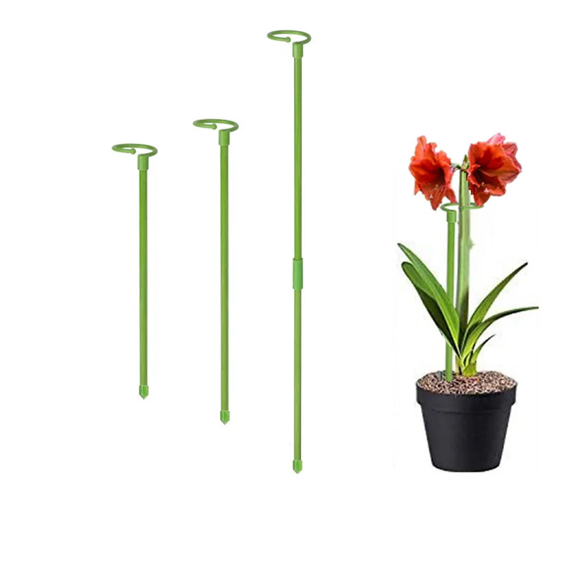 30/40/60cm plant Stabilizer Sticks potted flower support Single Stem Support Stakes for Plants Rose Flowers Vegetables Vine