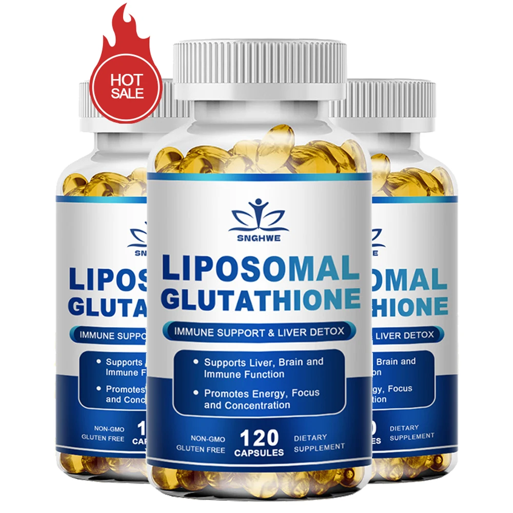 Glutathione complex capsule 5-in-1 collagen antioxidant, detoxification, immune system, skin beauty, liver health
