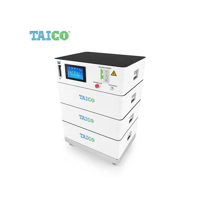 TAICO meistverkaufter Solarserver 5 kW 10 kW 20 kW 51,2 V 100 Ah 48 V 200 Ah stapelbare Lifepo4-Batterien