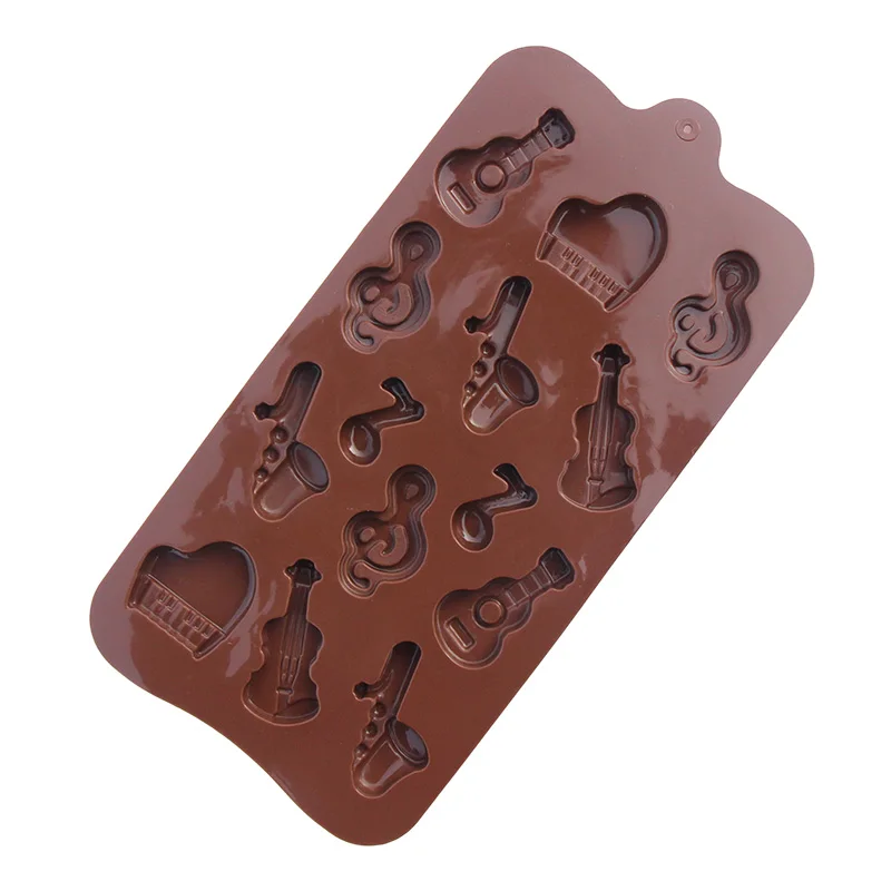 Musical Instrument Candy Chocolate Mold Silicone Mould Baking Tool