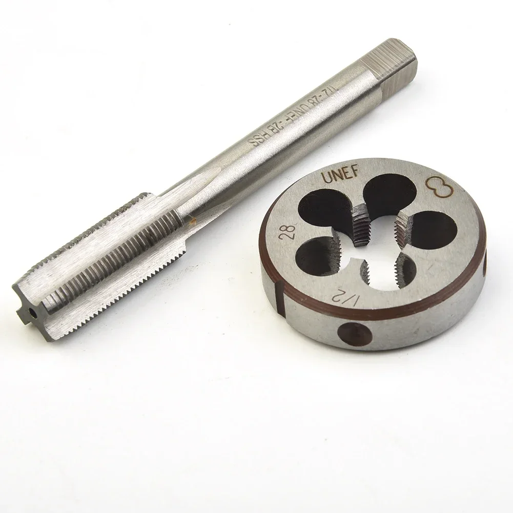 1/2"-28 Gunsmithing Tap + Die Set (1/2" X 28)  For 9mm 223 5.56 22LR Right Hand Thread Accessories Replacement