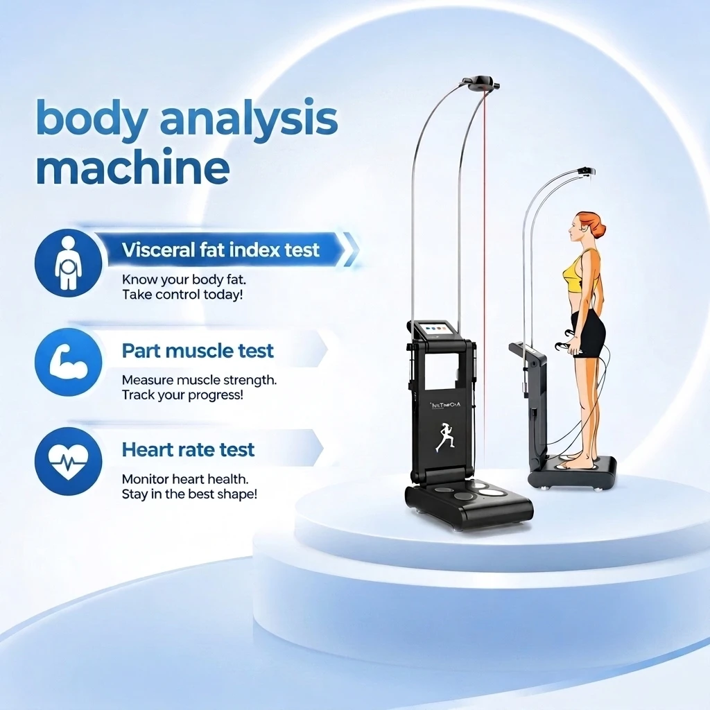 Body Skin Test Composition Analyzer With USB Interface Standing Test