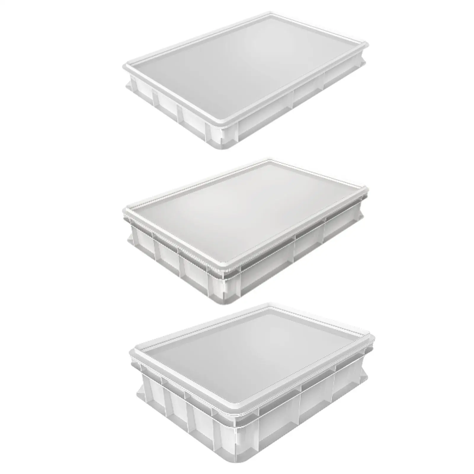 Dough Proofing Box with Lid Square Food Box for Pantry Restaurant Fridge