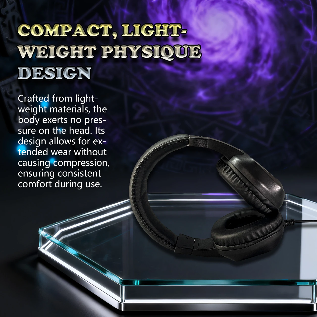 سماعات رأس سلكية H21 للألعاب والكمبيوتر والموسيقى تناسب الدورات عبر الإنترنت والمؤتمرات وأعياد الميلاد. يعمل مع PS4/PS5/Xbox/Switch/