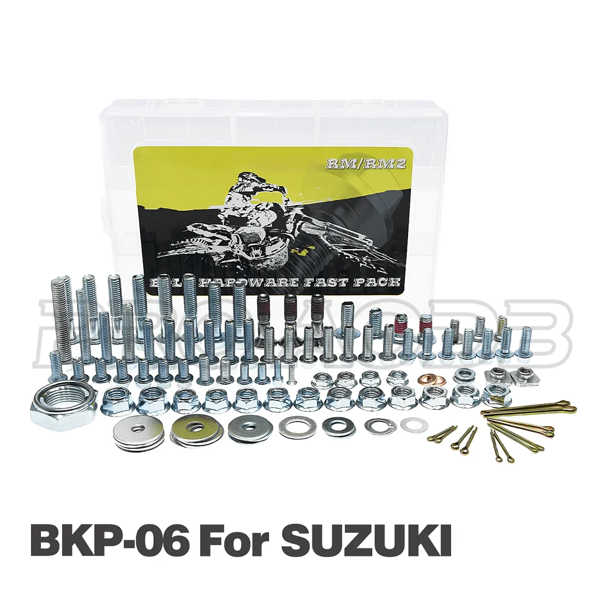 Kit di fissaggio in plastica completa per bulloni hardware per la maggior parte dei veicoli fuoristrada a quattro ruote, kit bulloni per viti ATV fuoristrada Quad Bike