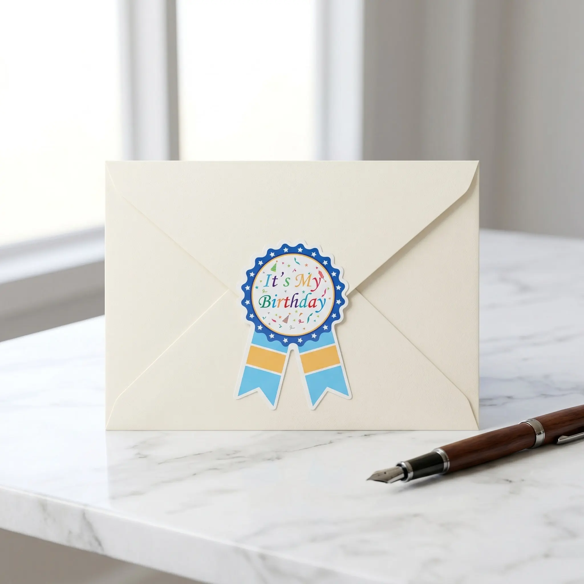 200Pcs Birthday Sticker For Birthday Party Games Classroom Decor Happy Badge Stickers Decals Scrapbooking Cards