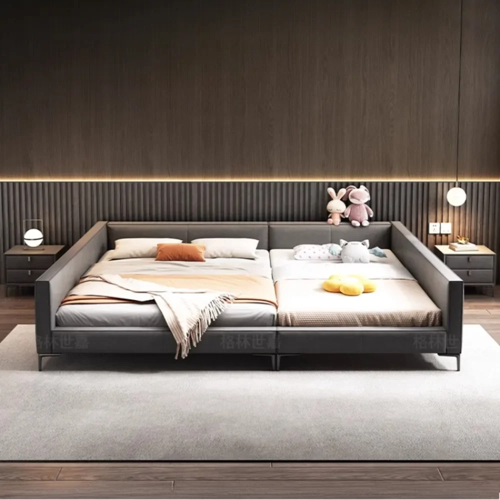 

Japanese Double Beds Minimalist Aesthetic Luxury Upholstered Bed Frames Children Cama De Lujo Para Dormitorio Home Furniture