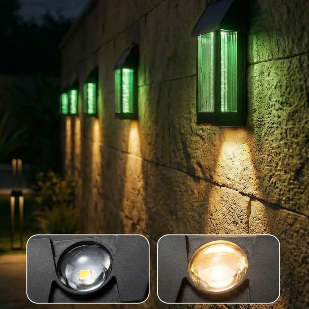 

Waterproof Solar Wall Light Ultra Bright Colorful Light Outdoor Working Light Wall Mounted Intelligent Sensing