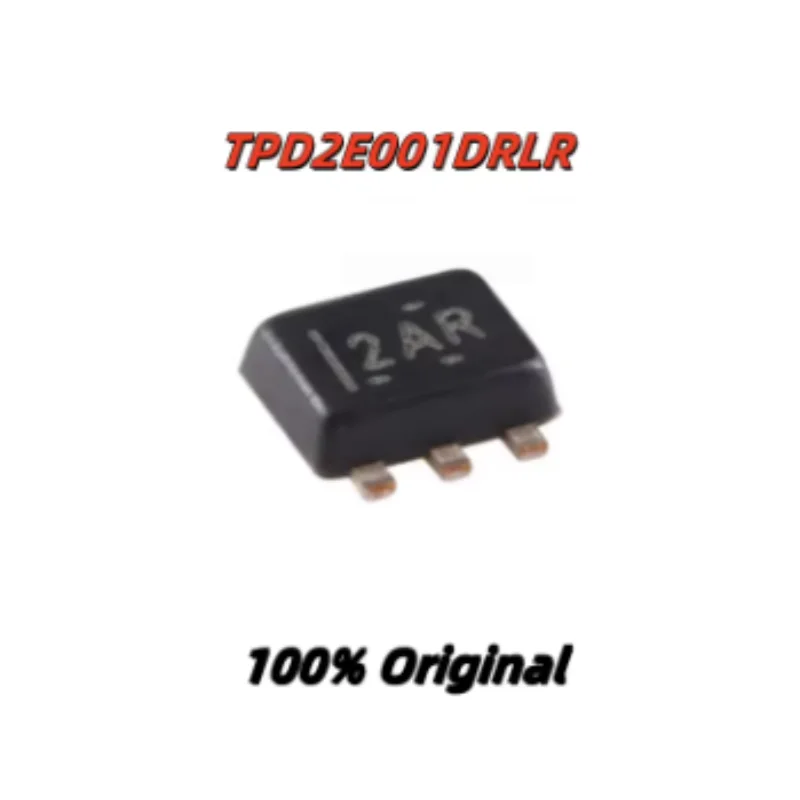20PCS TPD2E001DRLR TPD2E2U06DRLR Dual Channel ESD Protection Array SOT-23-6 SMD Surge Suppressor IC for Interface Circuit