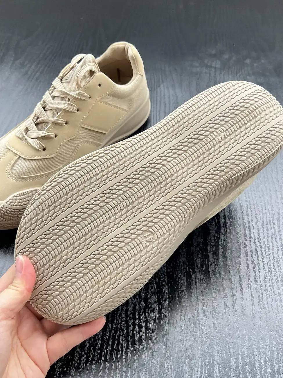 Casual Canvas Upgraded Stitching Design Men's Outdoor Hiking Shoes Breathable Large Head Style Four Seasons Universal Sneakers