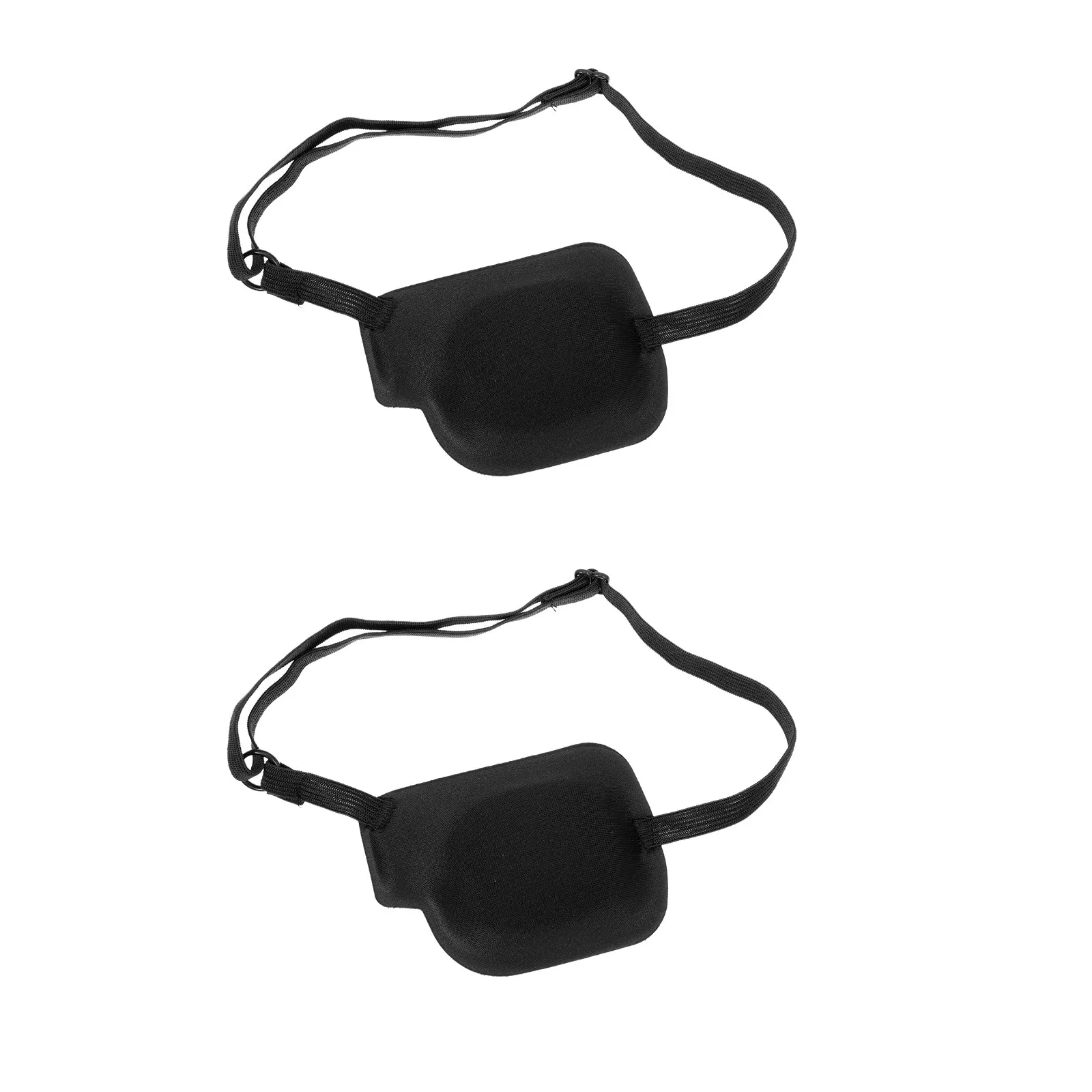 

2Pcs 3D Eye Patch Masks Strabismus Amblyopia Correction Polyester Material Comfortable Elastic Strap for Adults Kids