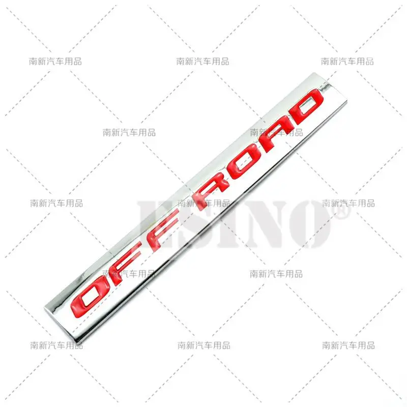 Car Styling 3D Universal Off Road Metal Alloy Adhesive Emblem Rear Trunk Badge Fender Sticker Body Decal for Off-road Vehicles