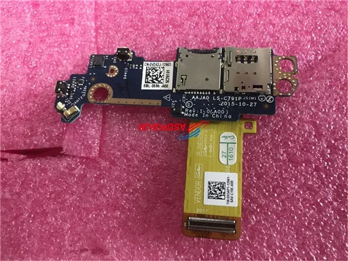 Usado PARA LS-C791P için uygun Dell Latitude 5175 5179 Tablet SIM SD kart okuyucukaağmesi k shir devre kartı V242J 0V242J