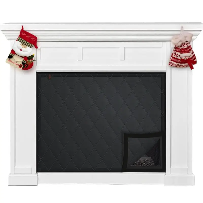 

Magnetic Fireplace Cover Fireplace Vent Cover Magnetic Fireplace Blanket for Heat Loss Indoor Fireplace Covers Fireplace Draft