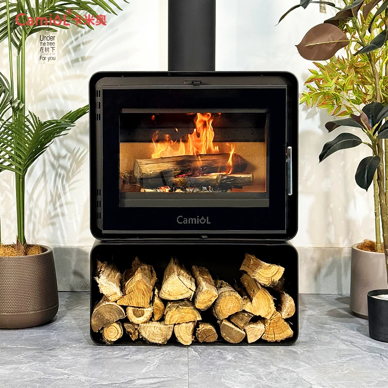

High Efficiency Freestanding Wood Fireplace Heater for Sale Fire Place Indoor Heating