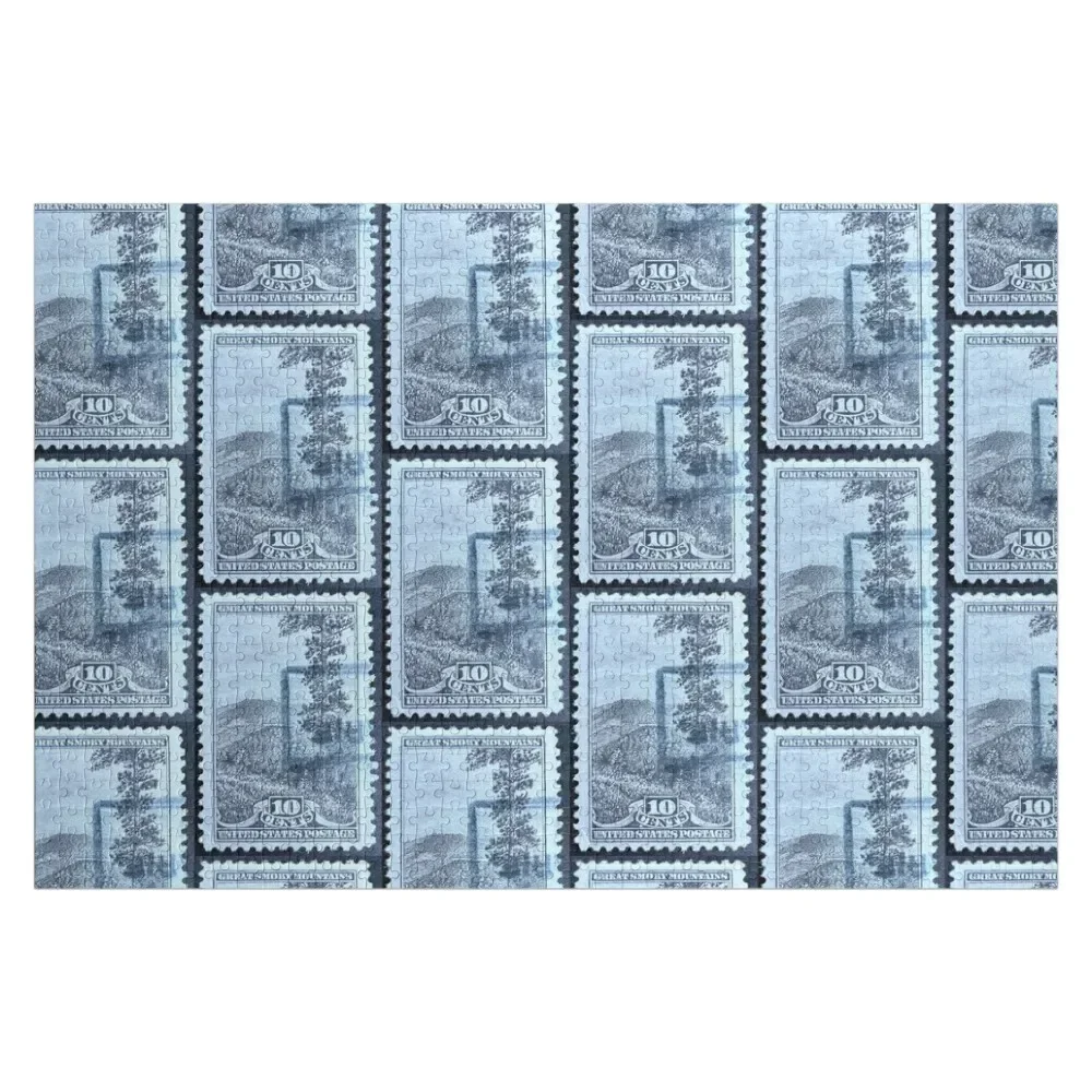 

Great Smoky Mountains 10c USA Vintage Postage Stamp Jigsaw Puzzle Novel Toys For Children 2022 Wood Adults Puzzle