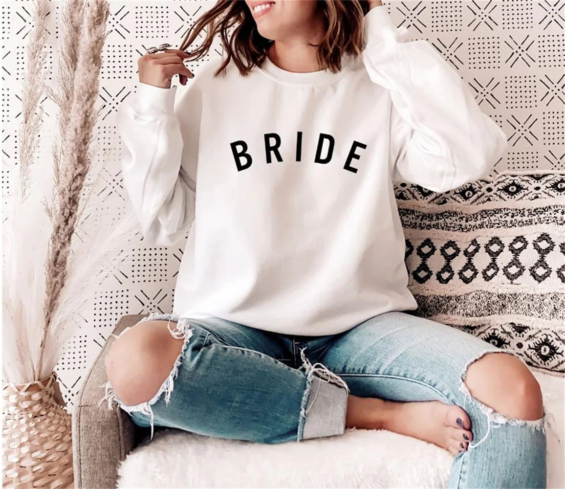 Bride Sweatshirt Winter Gift for Bride Holiday Gift Ideas for Bride to Be Bridal Shower Gift New Bride Engagement Gift for Bride