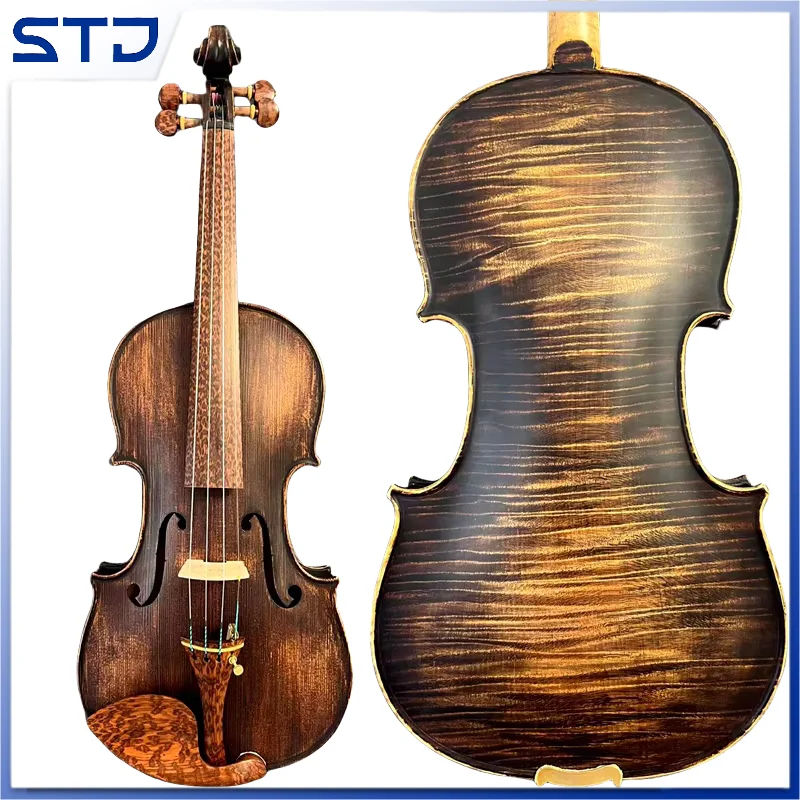 Exquisite Stradivari Style SONG Maestro good Violin 4/4 Imitation with Snakewood Parts Graceful Mellow Sound