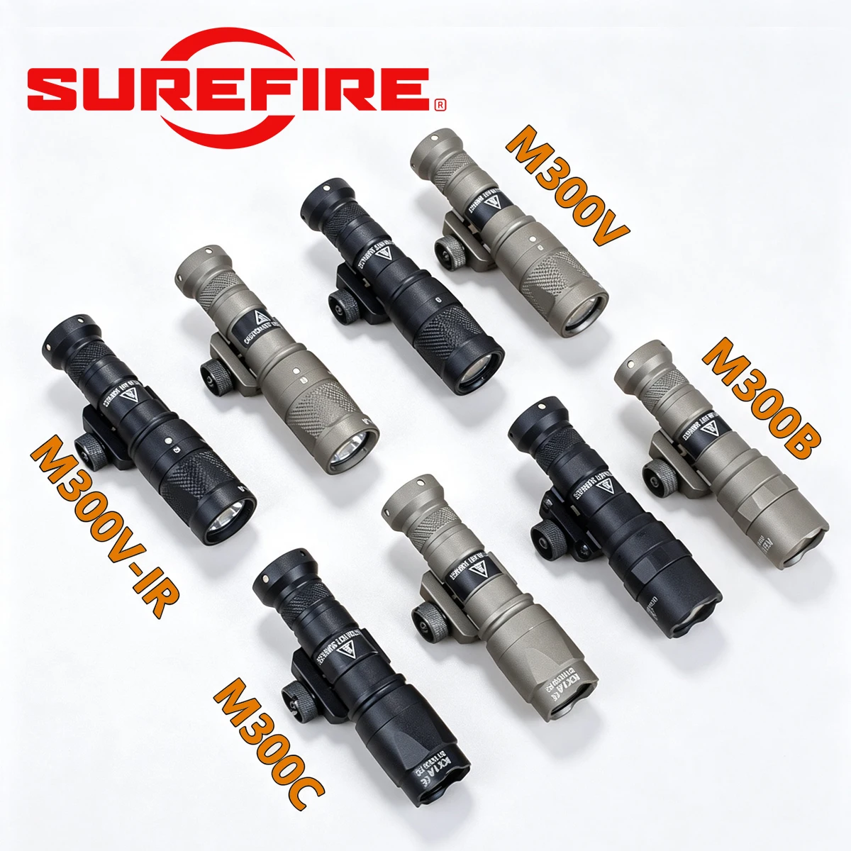 M300 M300B M300C M300V IR Surefire Airsoft Momentary Constant Tactical Hunting LED Scout Light Rifle Weapons Flashlight M4 AR15