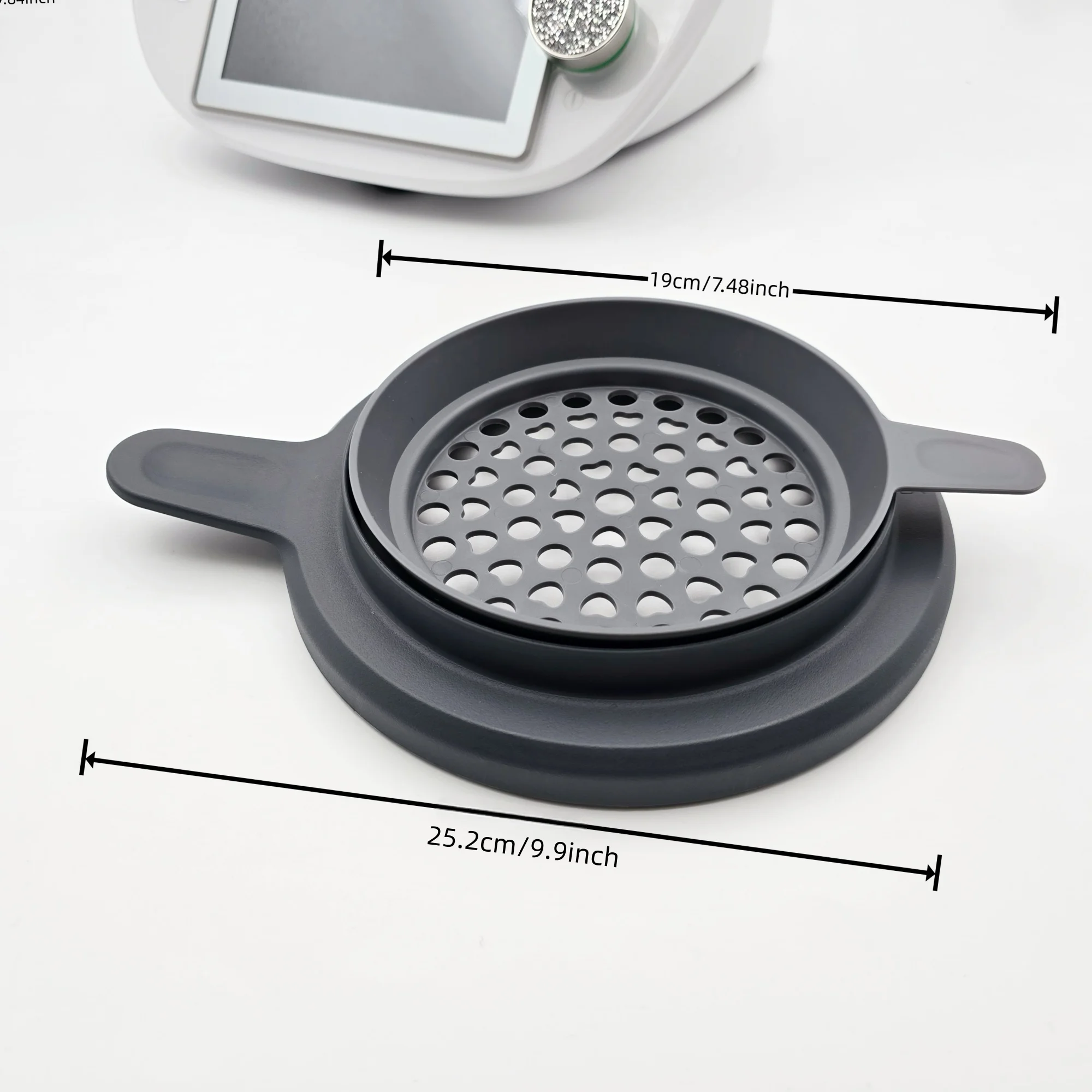 Batter Dispenser With Handle For Thermomix TM6 TM5 - SPAETZLE Maker Attachment Set with Big Hole Pot Cover, Kitchen Mixer Access