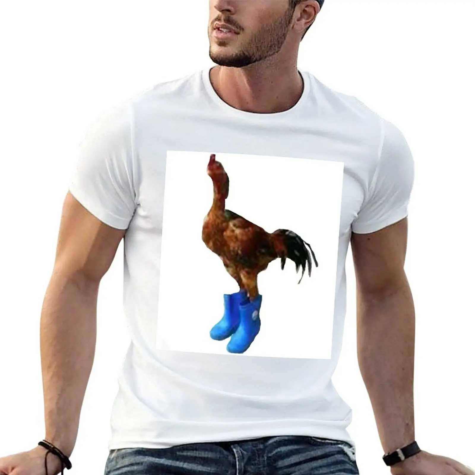 he Boot Too Big For He Gotdamn Feet T-Shirt t shirt man designer t shirt men 100% cotton luxury brand funny t shirts man T-shirt